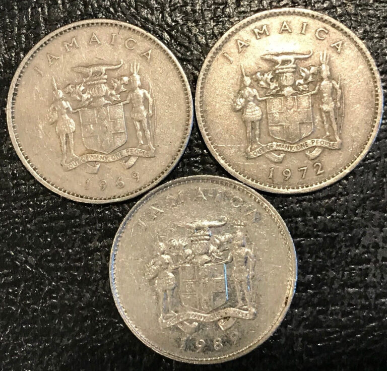 Read more about the article 3 VERY NICE 1969/1972/1989 JAMAICA 10 CENTS FLOWER/BUTTERFLY COINS-NOV121