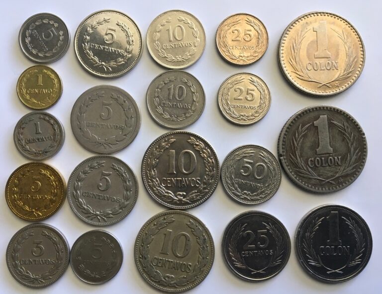 Read more about the article El Salvador  20 Coin Lot  Diferent Date