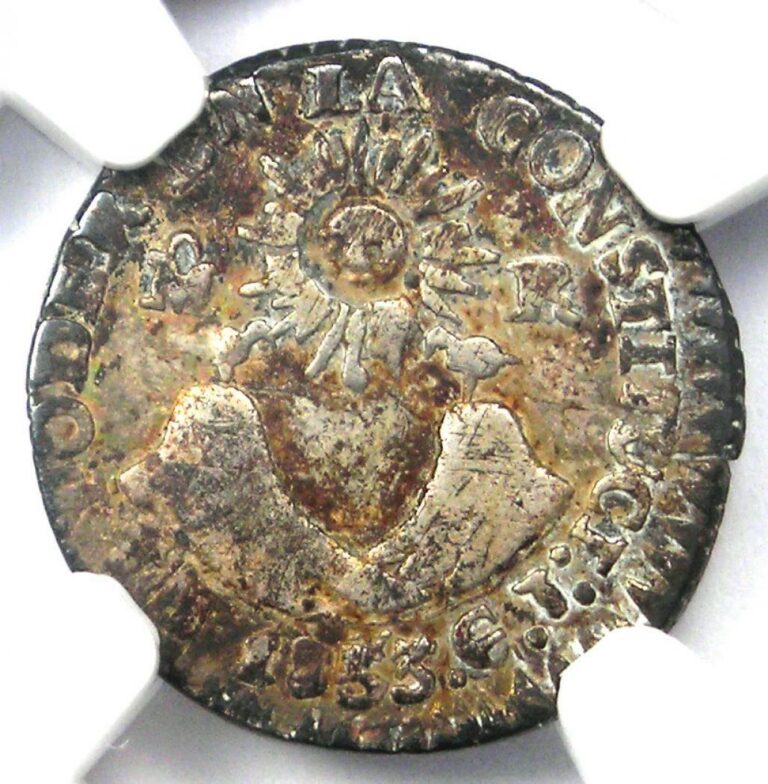 Read more about the article 1833-GJ Ecuador Half Real Coin 1/2R (Quito  Mor) – Certified NGC F15