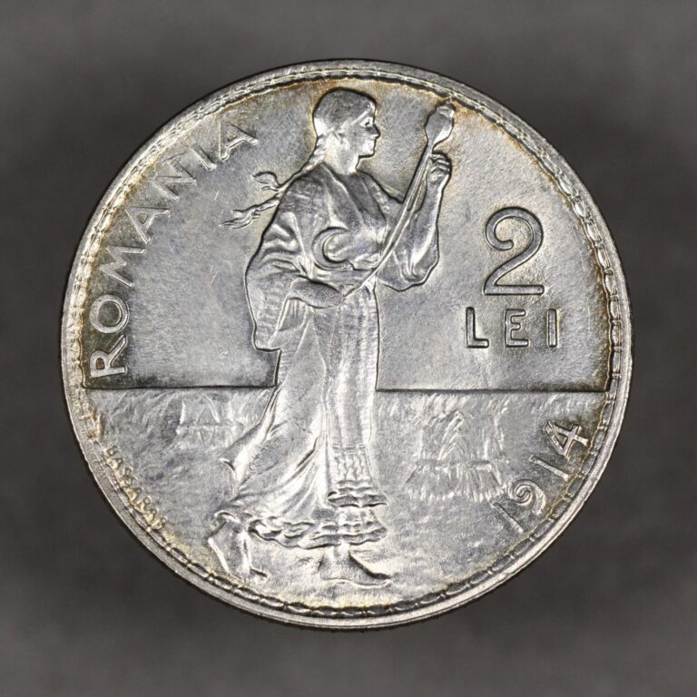 Read more about the article 1914 Romania Silver 2 Lei Uncirculated