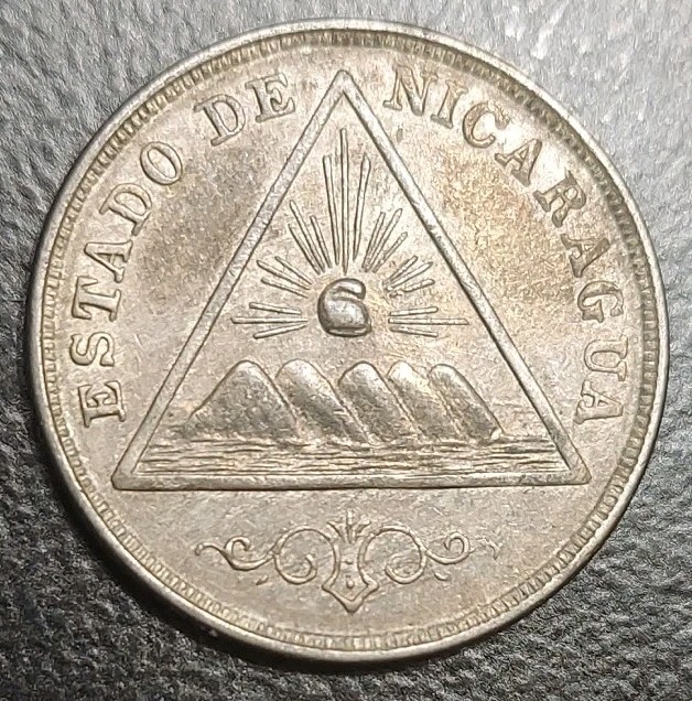 Read more about the article 1898 NICARAGUA 5 CENTAVOS XF+ Old Coin KM 8