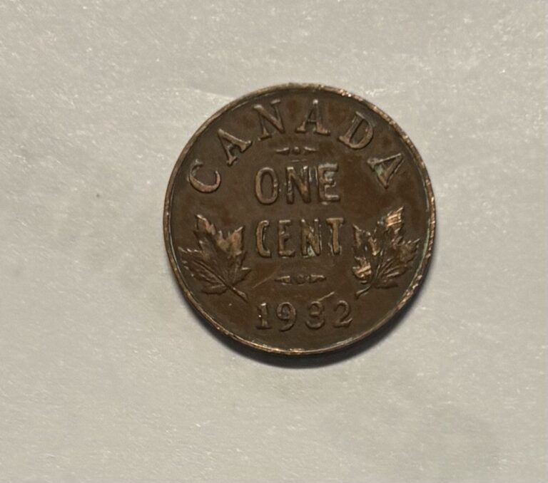 Read more about the article Canada Coins    1932 one(1) cent