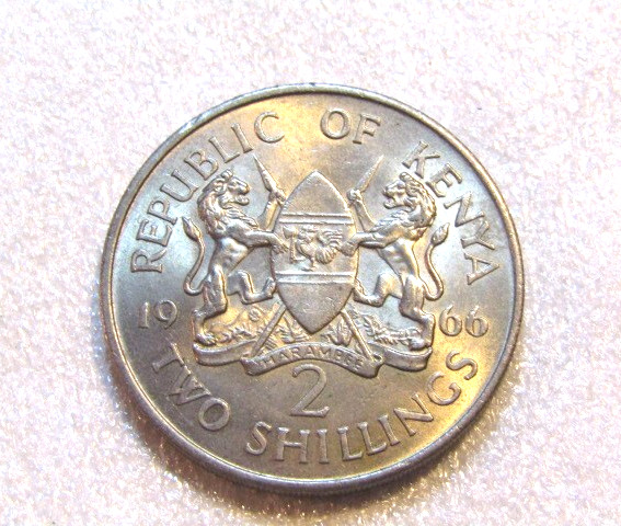 Read more about the article 1966 Kenya 2 Two Shillings unc Coin