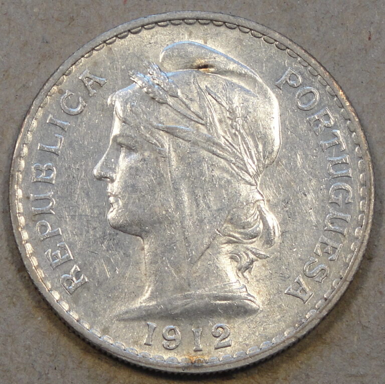 Read more about the article Portugal 1912 50 Centavos AU Obv is nicer than my Pictures in hand