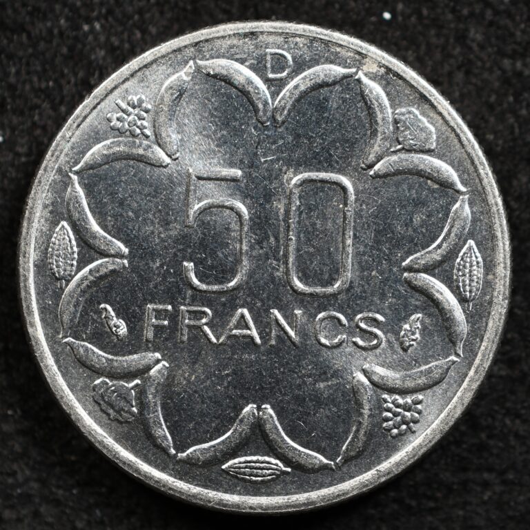 Read more about the article Central African States 50 Francs 1977D  Coin  Gabon  Inv#I264