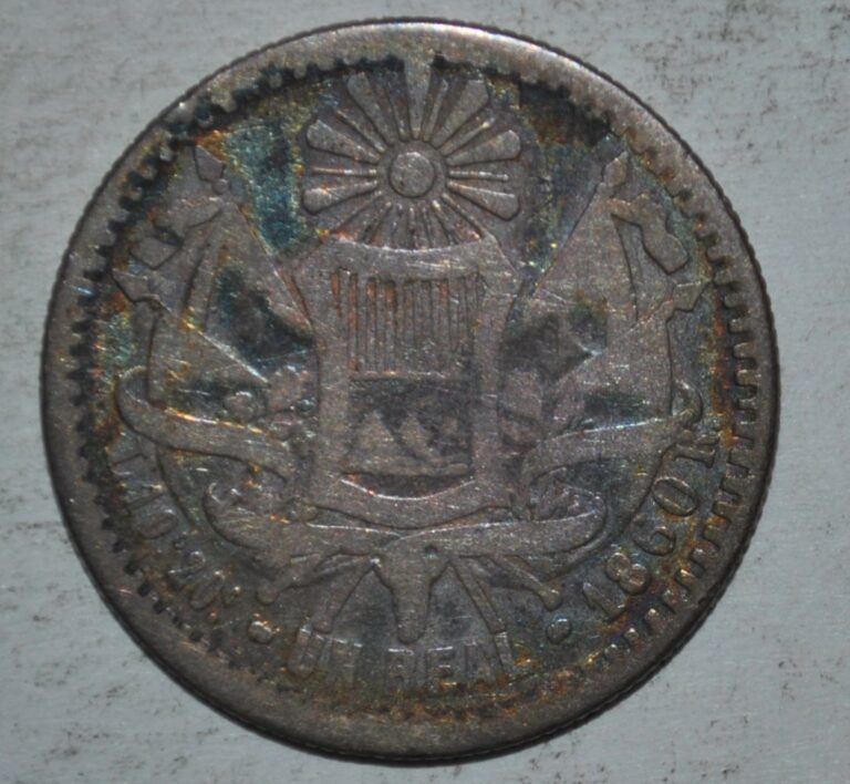 Read more about the article 1860 Guatemala One Real {{{3591