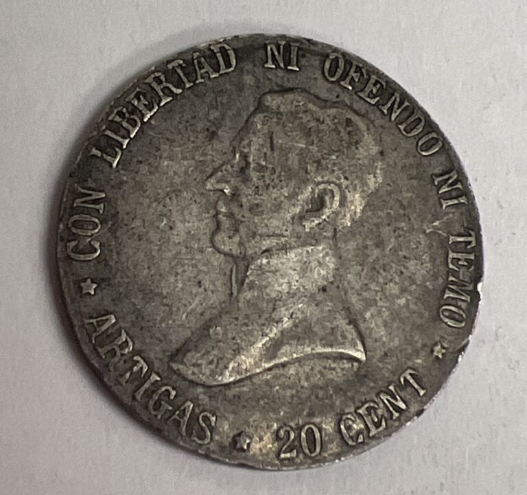 Read more about the article Uruguay 1920 20 Centesimos