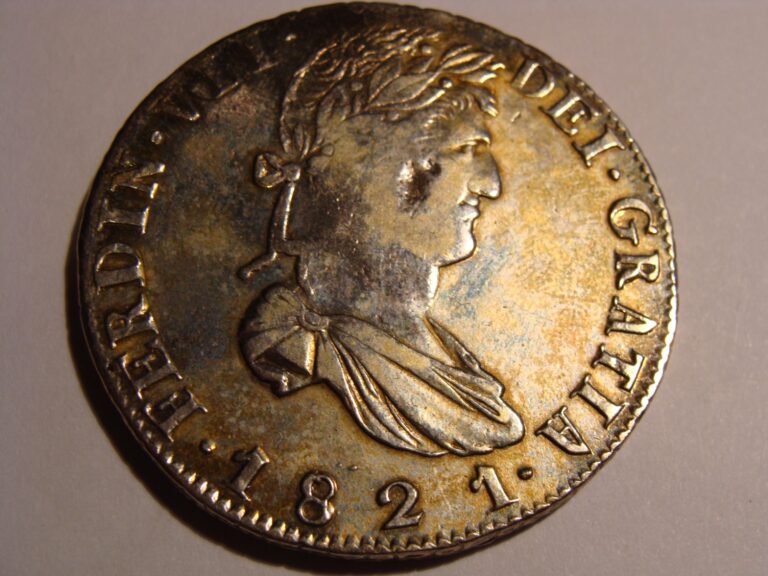 Read more about the article 1821 Zs RG Mexico Silver 8 Reales