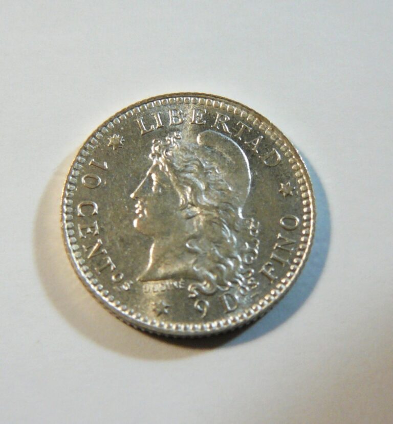 Read more about the article 1883 Argentina 10 Centavos Silver Coin UNCIRCULATED