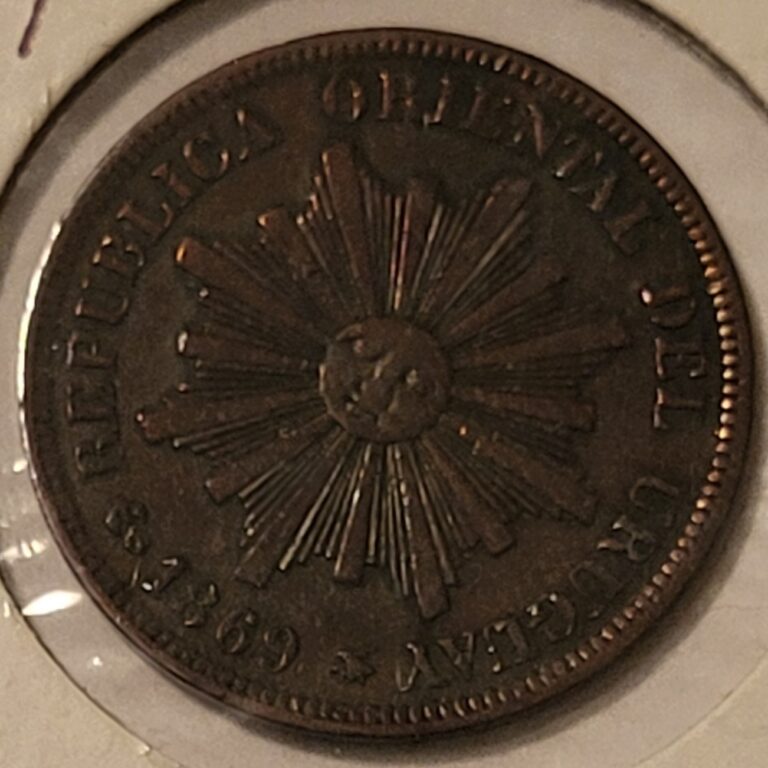 Read more about the article Uruguay 1869 A 1 Centesimo Coin