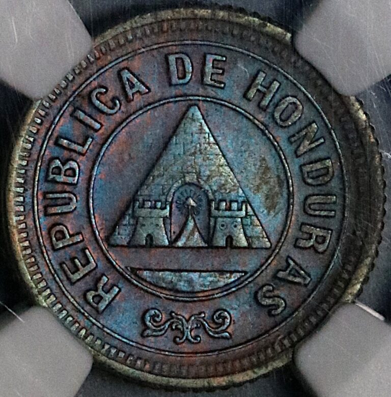 Read more about the article 1884 NGC MS 62  Honduras 1 Centavo Rare 24k Finest Known POP 1/0 (23101402C)