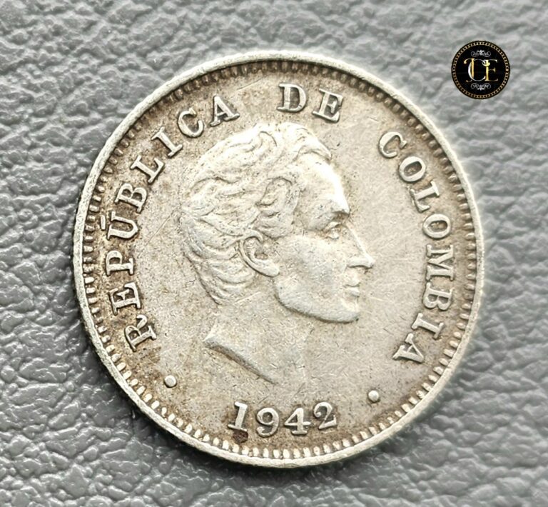 Read more about the article 1942 – 10 Centavos Colombia Silver Coin  with B  Antique and Rare  ¡Nice State!