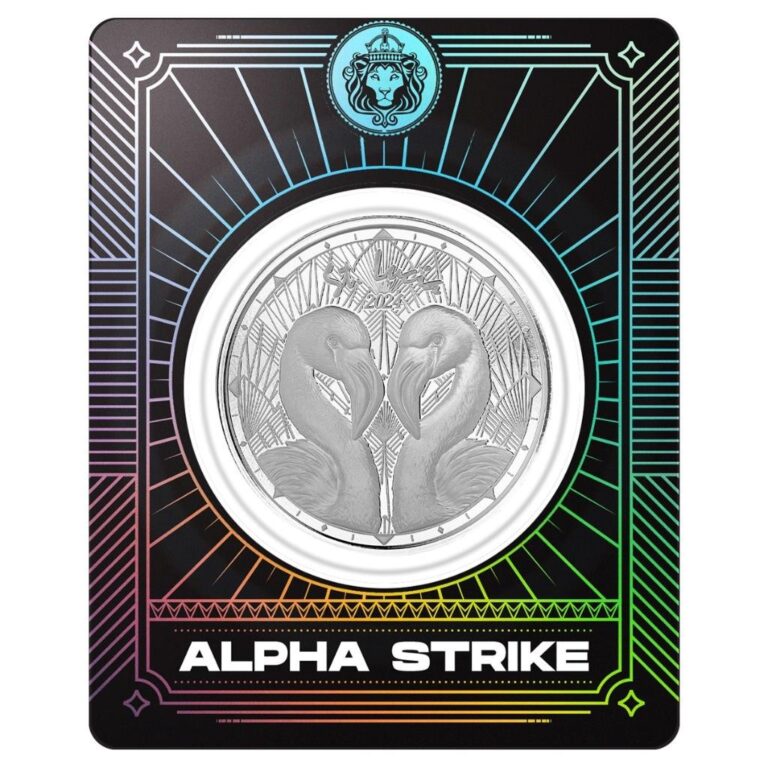 Read more about the article 2024 1 oz Silver Coin – St. Lucia Flamingos – ALPHA STRIKE .999 Silver #A709
