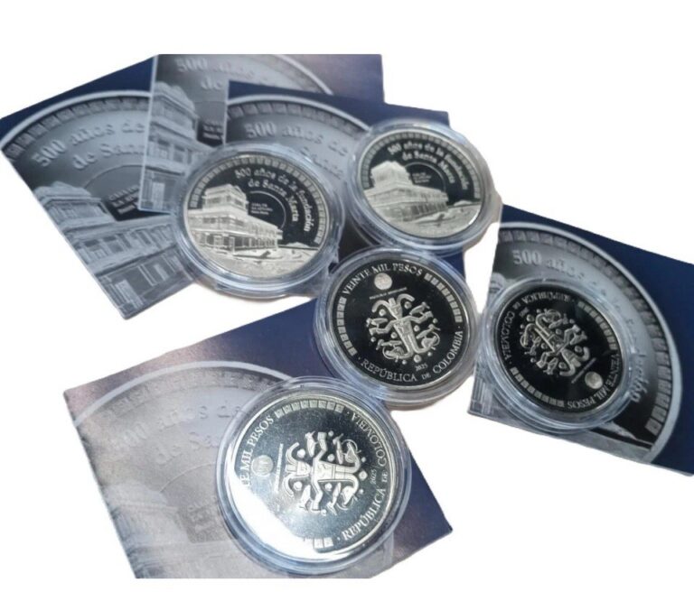 Read more about the article ✅COMMEMORATIVE COIN $20.000🪙 PESOS 2025 SANTA MARTA FOUNDATION COLOMBIA UNC🪙