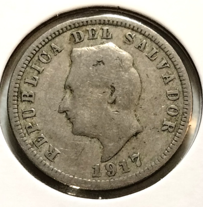 Read more about the article 1917  El Salvador  5 Centavos Coin – KM#129-  Combined Shipping  – (IN#15822)