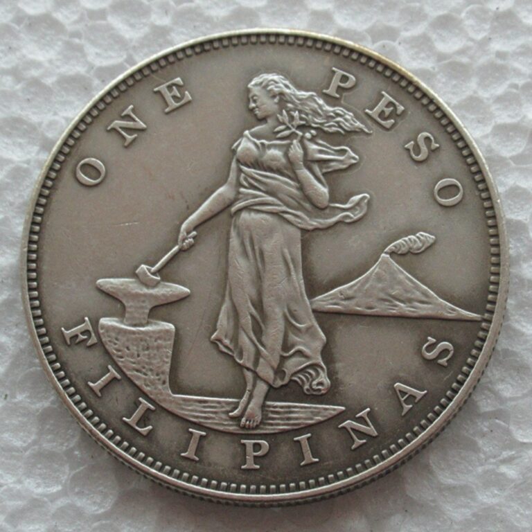 Read more about the article —1906-S Philippines Peso 1P Coin – Rare Key Date! As shown in the figure