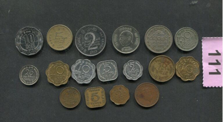 Read more about the article Set of  17  coins of    Sri Lanka