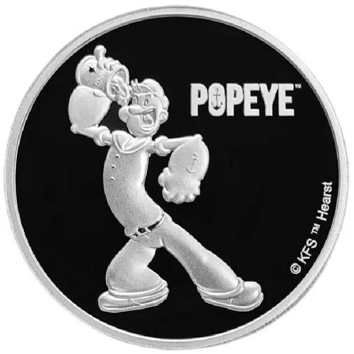 Read more about the article 2024 Fiji Popeye 1 oz .999 Silver Proof-Like Coin in Capsule