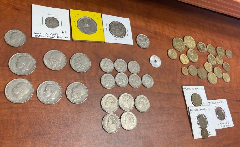 Read more about the article Collection Of Greek coins. Coin Grouping From Greece. Lotid20