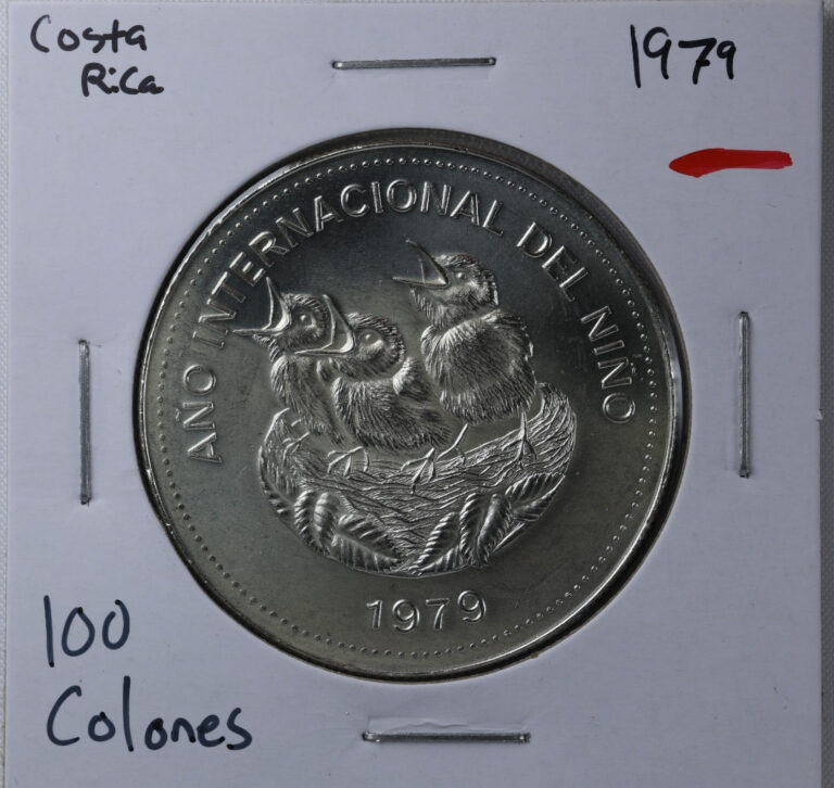 Read more about the article 1979 Costa Rica 100 Colones Year Of The Child LARGE SILVER COIN