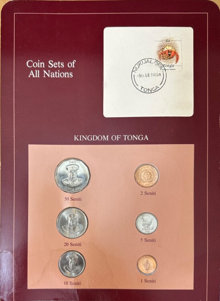 Read more about the article Coin Sets of All Nations – 1981 Kingdom of Tonga 6-Coin Set with 2 Bronze