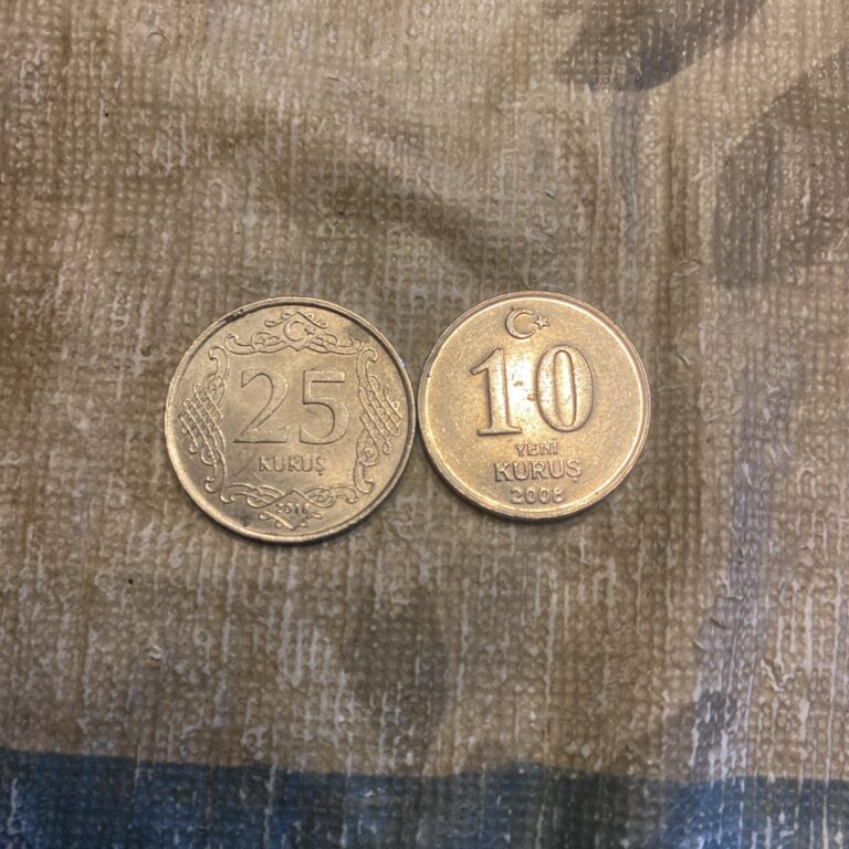 Read more about the article Turkey 2011 25 Kurus  2008 10 Kurus  – 2 Coins