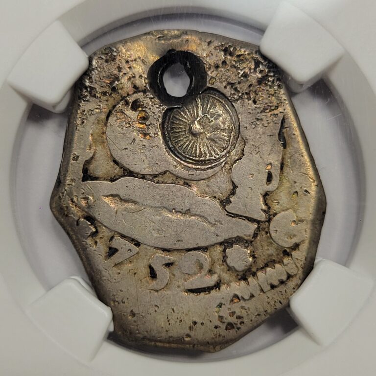 Read more about the article 1752 GUATEMALA Cob 4 Reales with C/S Type 2 NGC VG Certified Rare Type *K584