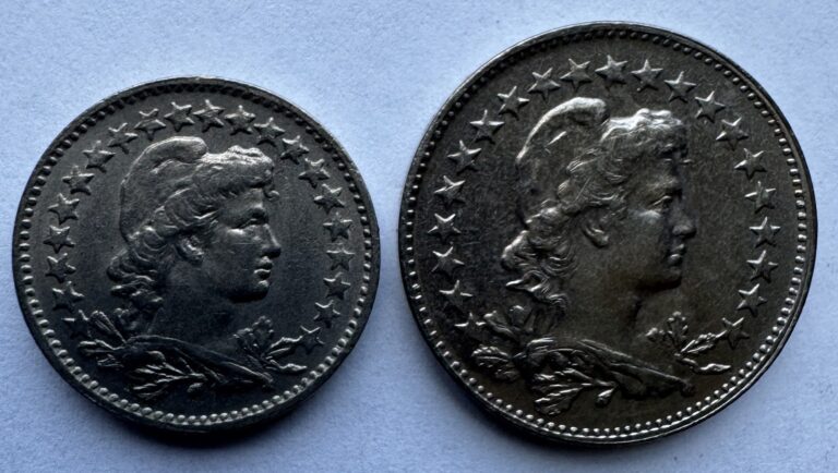 Read more about the article 2 PIECE LOT BRAZIL COINS 1919 50 REIS and 1935 100 REIS CHOICE UNCIRCULATED