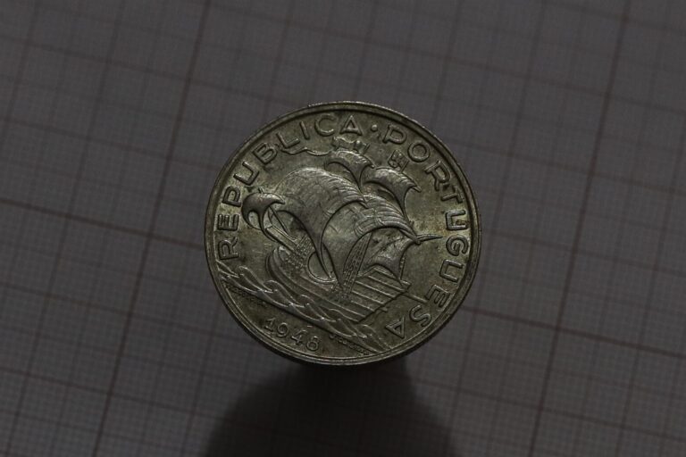 Read more about the article 🧭 🇵🇹 PORTUGAL 10 ESCUDOS 1948 SILVER SCARCE HIGH GRADE B67 #K4321