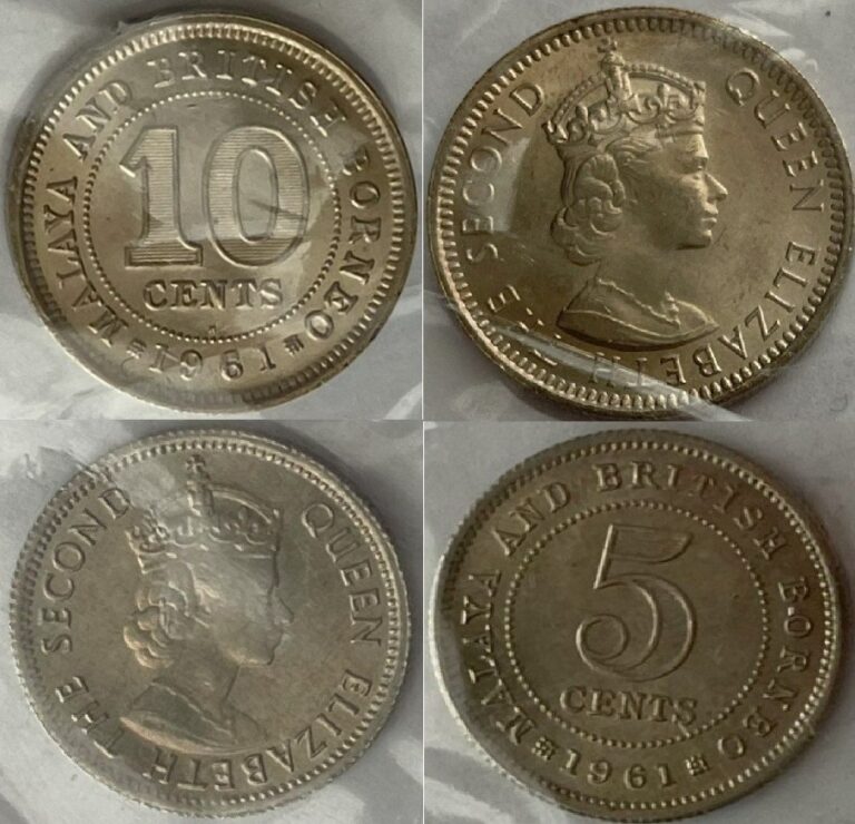 Read more about the article 1961 Malaya and British Borneo Set of Coins (aka British Malayasia)
