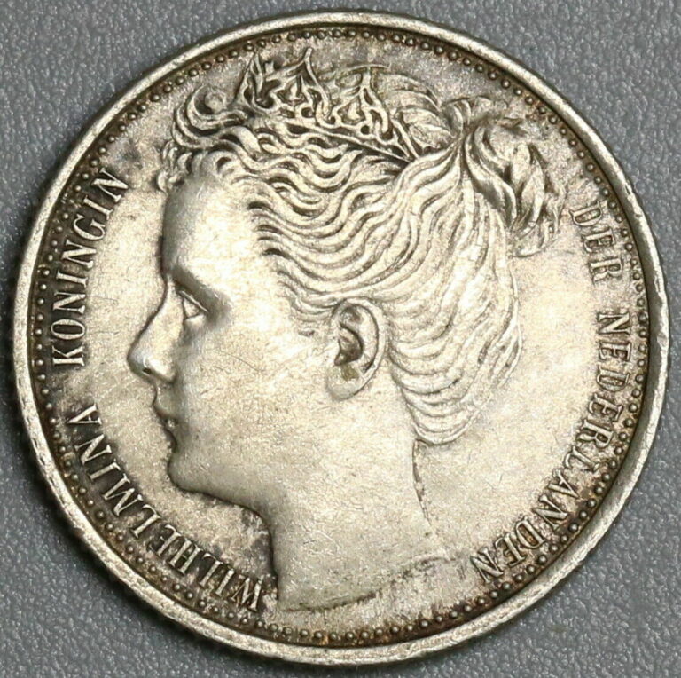 Read more about the article 1903 Netherlands 10 Cents AU Queen Wilhelmina Silver Coin (21060203R)