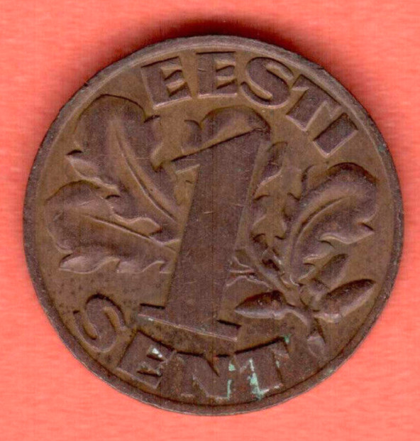 Read more about the article ESTONIA 1929 s. 1 SENT COIN 7128