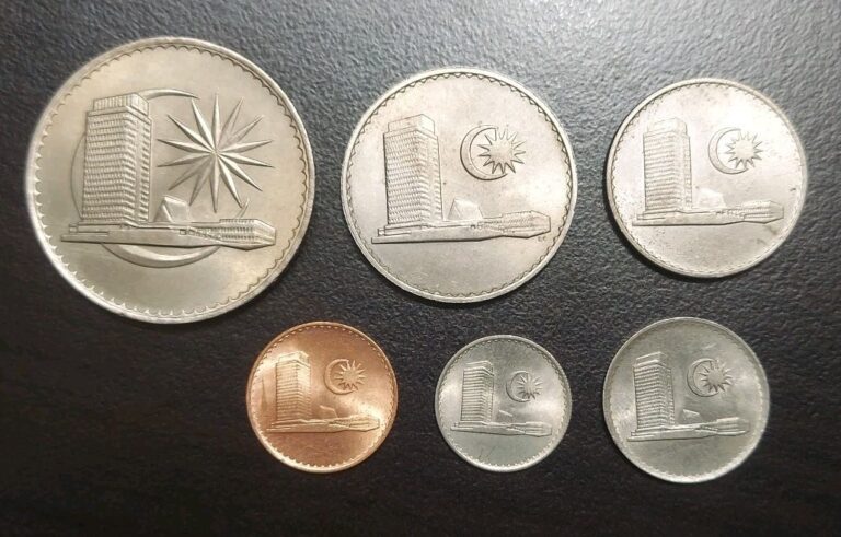 Read more about the article 1967-1981 MALAYSIA 6 Coins Set XF+ AU High Grade