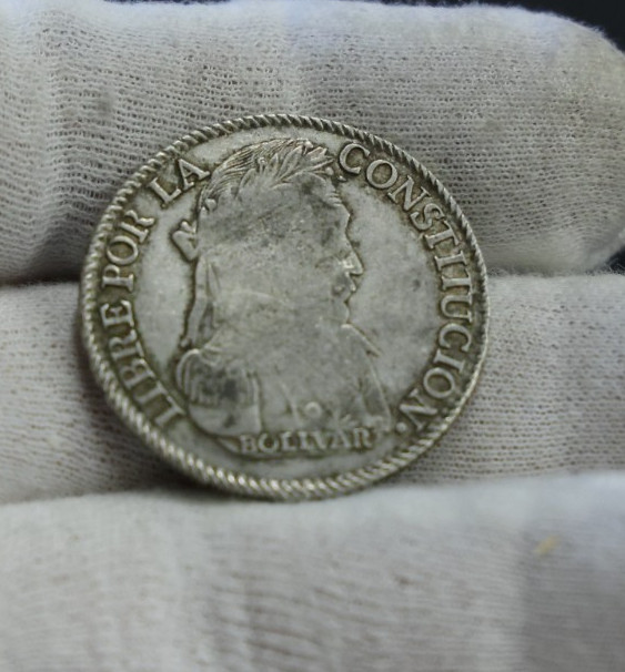 Read more about the article Bolivia 1830 JL 4 Soles Silver Coin VF (Stained)