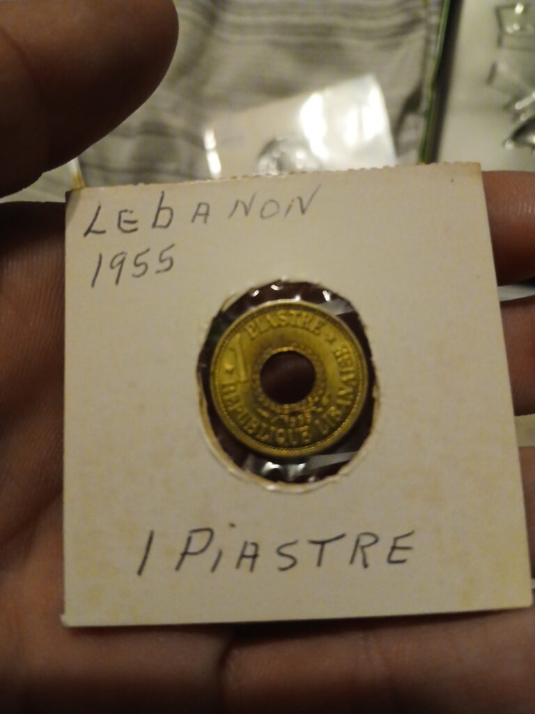 Read more about the article 1955 Lebanon 1 Piastres Vintage Collectible Coin #249