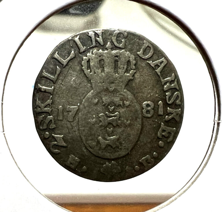 Read more about the article 1781 NORWAY SILVER 2 SKILLING NICE COIN