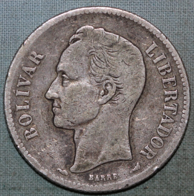 Read more about the article Venezuela 1904 ~ Silver 2 Bolivares