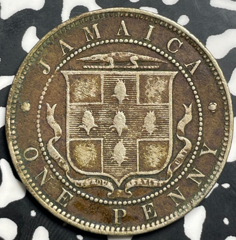Read more about the article 1880 Jamaica 1 Penny Lot#T9381