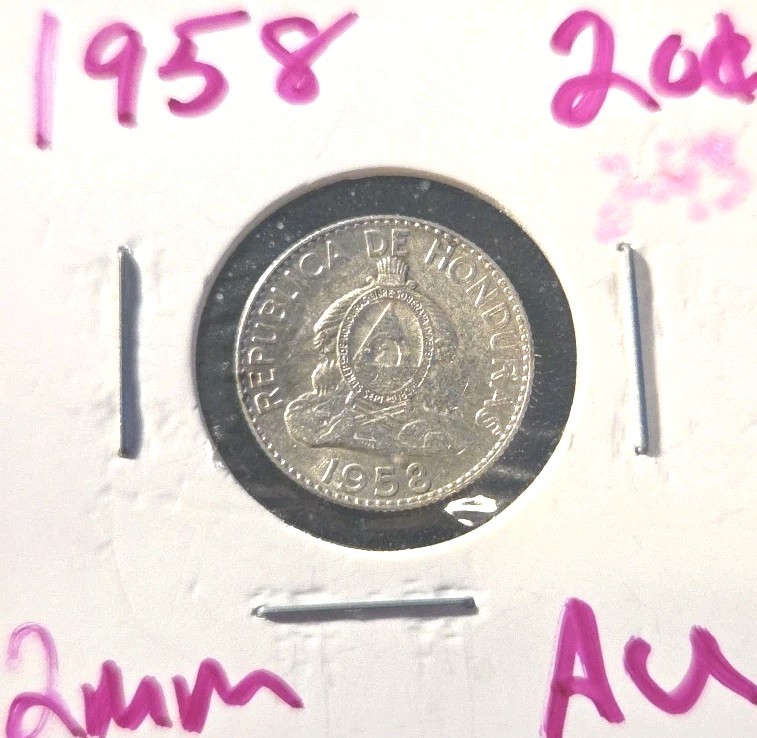 Read more about the article 1932 Honduras 20 Centavos 0.9000 Silver ASW 0.0723 Oz Coin Free Shipping