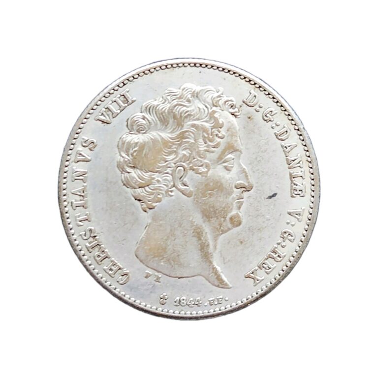 Read more about the article •1844•DENMARK•ONE  RIGSBANKDALER and30 SCHILLING•XF•