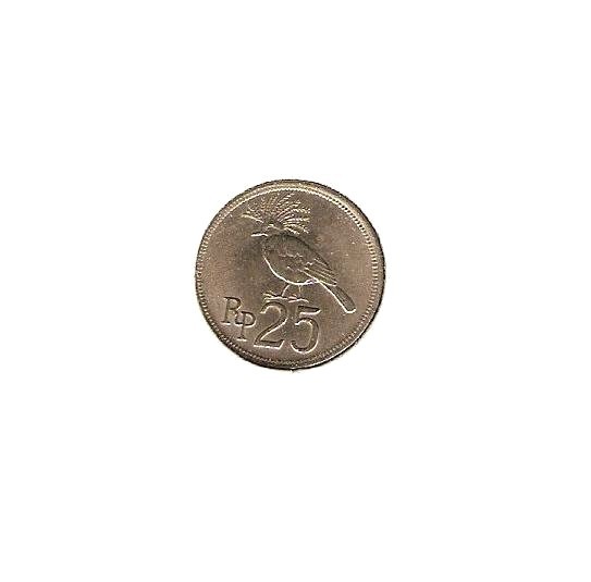 Read more about the article 1971 INDONESIA Coin 25 RUPIAH – BIRD