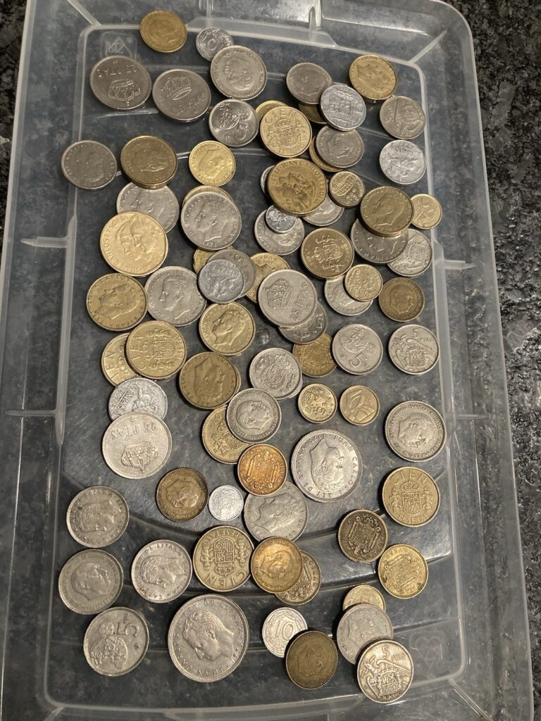 Read more about the article Mixed lot of circulated coins from Spain. Spanish Coin Collection. Coin LotID43