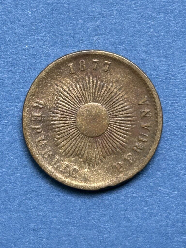 Read more about the article Peru 1877 One Centavo                                  FREE SHIPPING