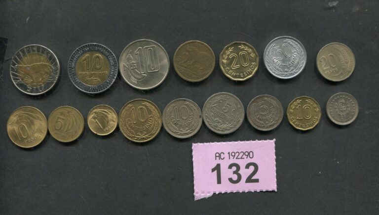 Read more about the article Set of  16  coins of  Uruguay