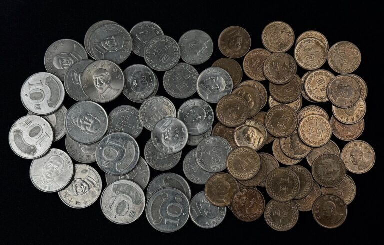 Read more about the article Republic of China TAIWAN Coin LOT * 1 5 10 NEW DOLLAR Coins Currency BULK LOT