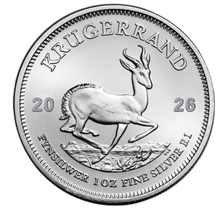 Read more about the article 2026 South Africa  999 Fine Silver Krugerrand Coin BU
