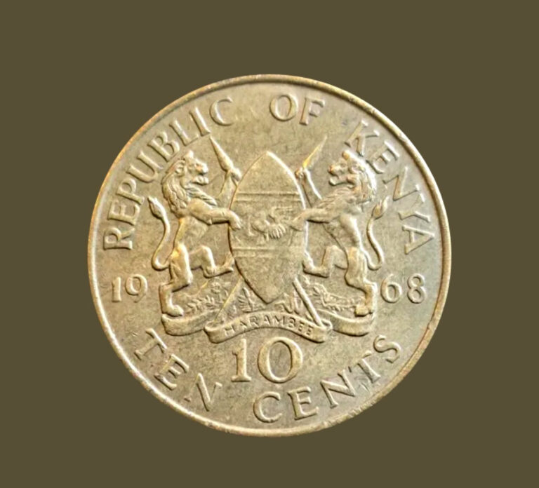 Read more about the article Kenya 1967 Ten Cents Coin