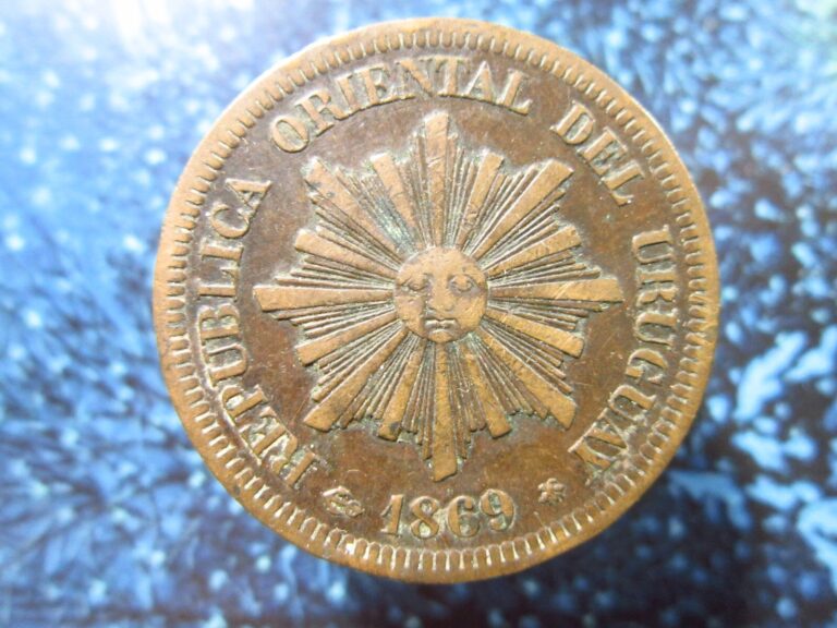 Read more about the article Uruguay 2 Centesimos 1869 h7560 World Coin