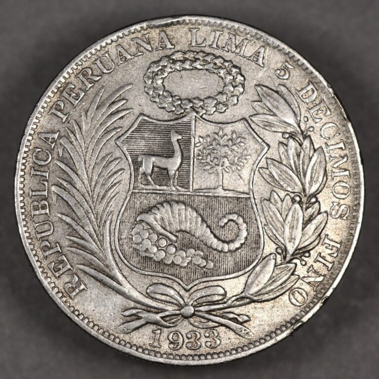 Read more about the article 1933 Peru Silver 1 Sol