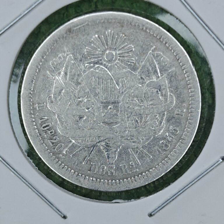 Read more about the article 1865 Guatemala Silver 2 Reals